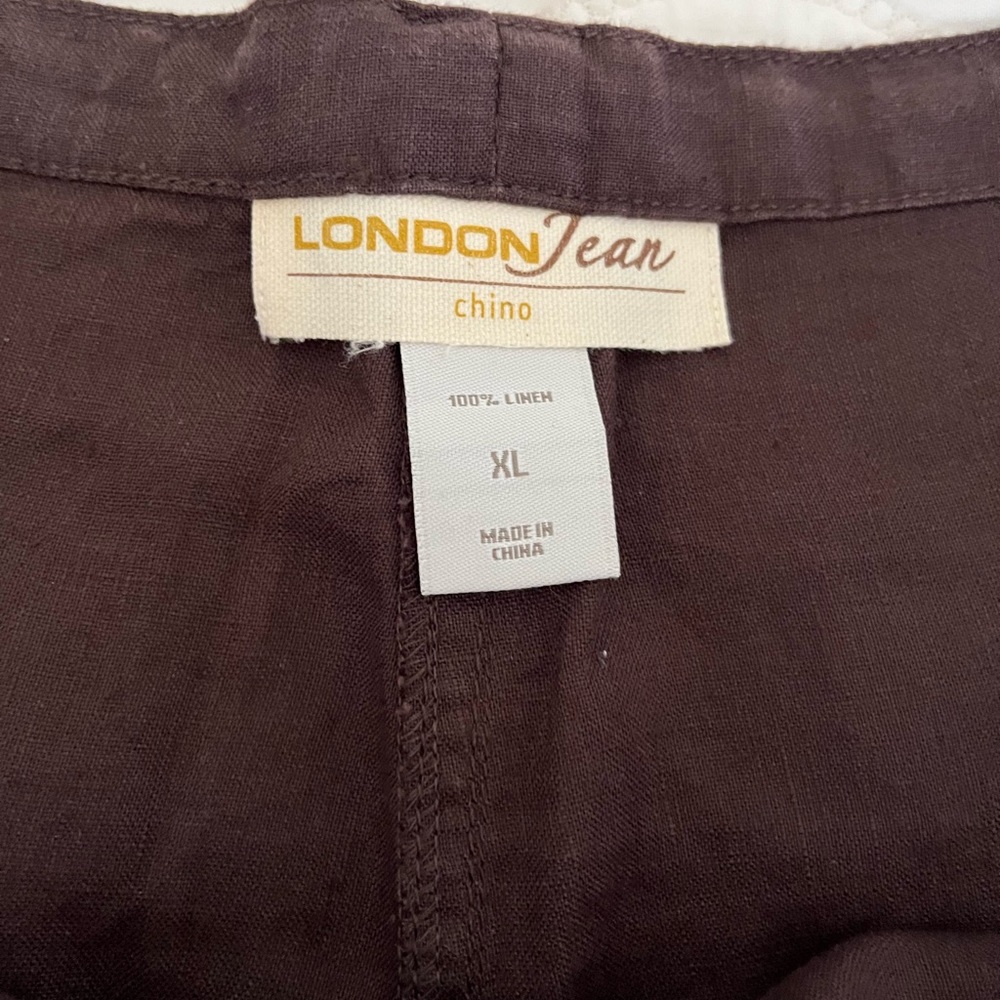 LONDONJEAN Wide Leg Pants - Brown